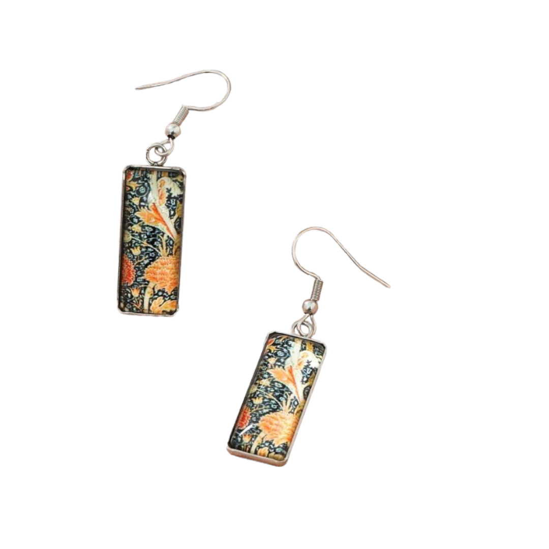 Retro Floral Earrings