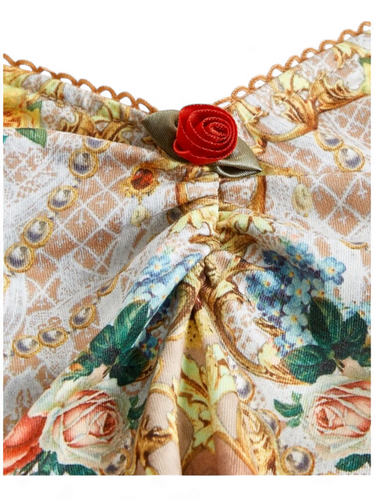 Slim Fit Floral Print Dress