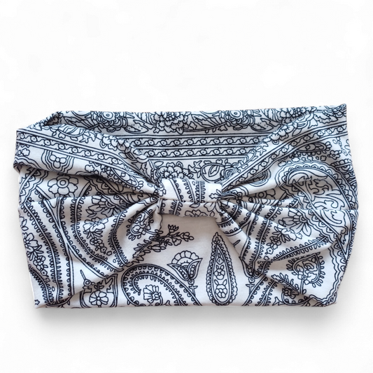 Boho Headband- White