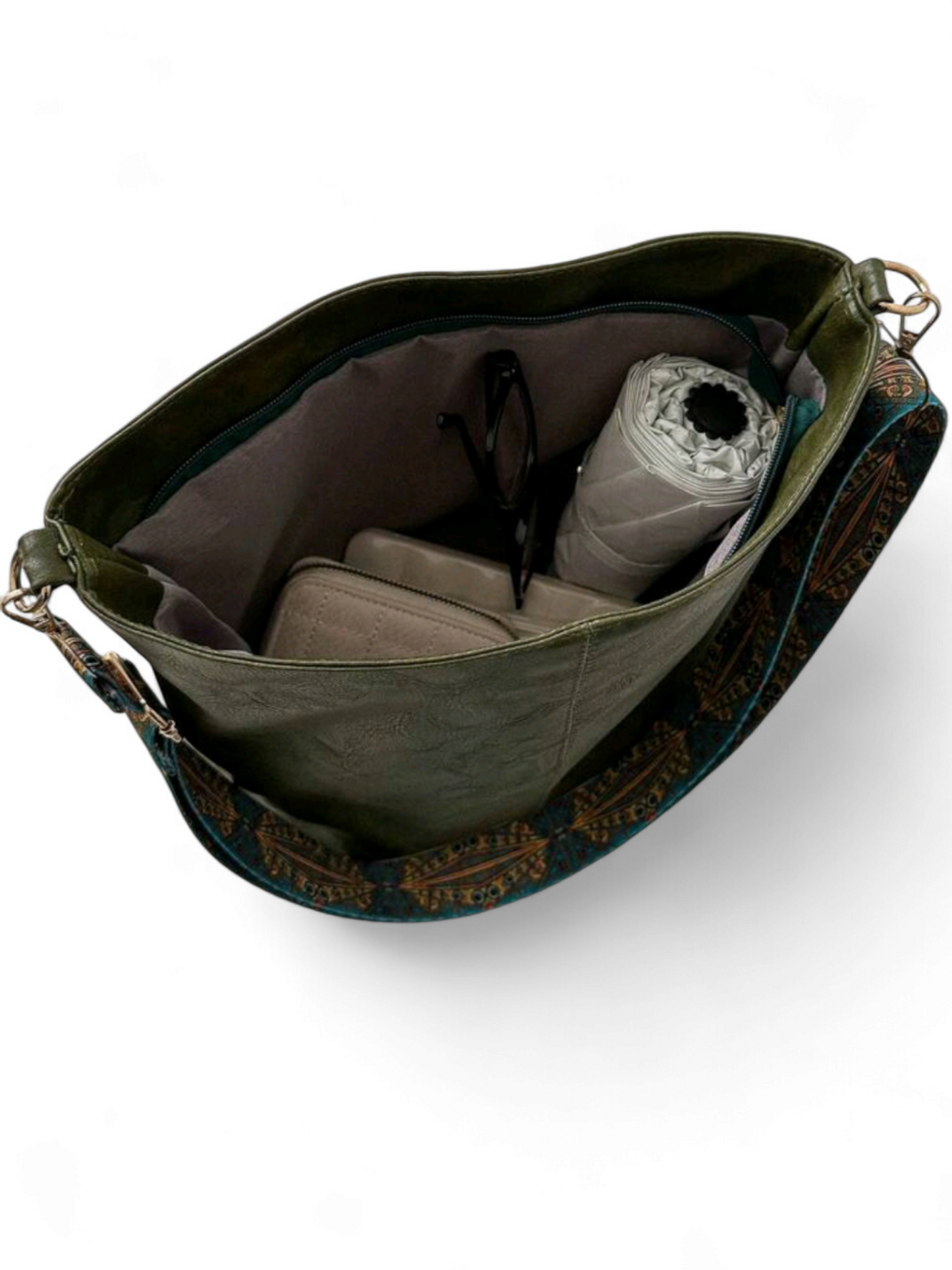 Forest Green Boho Bag