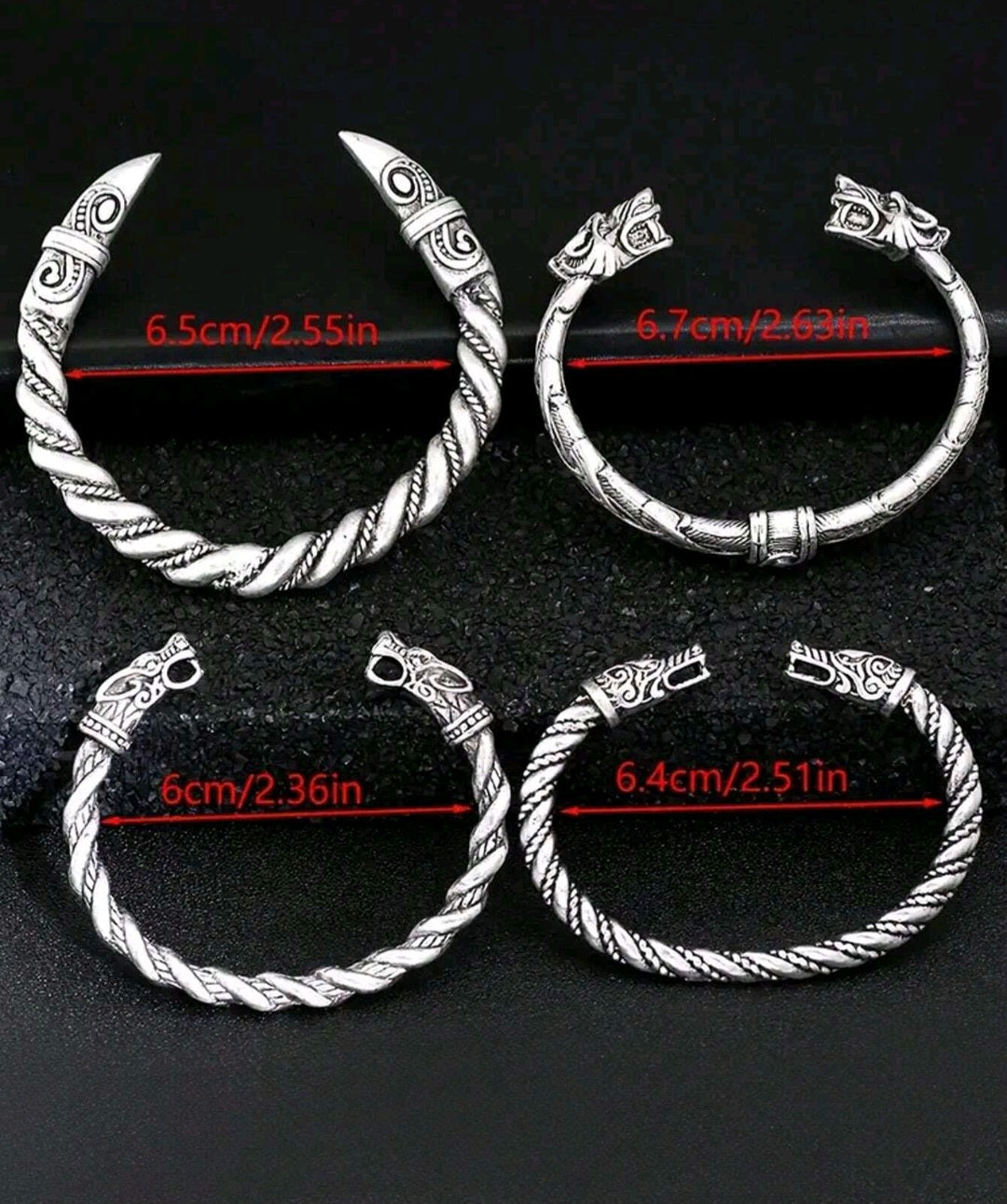 Moondancer- Antique Look Silver Plated Bangle