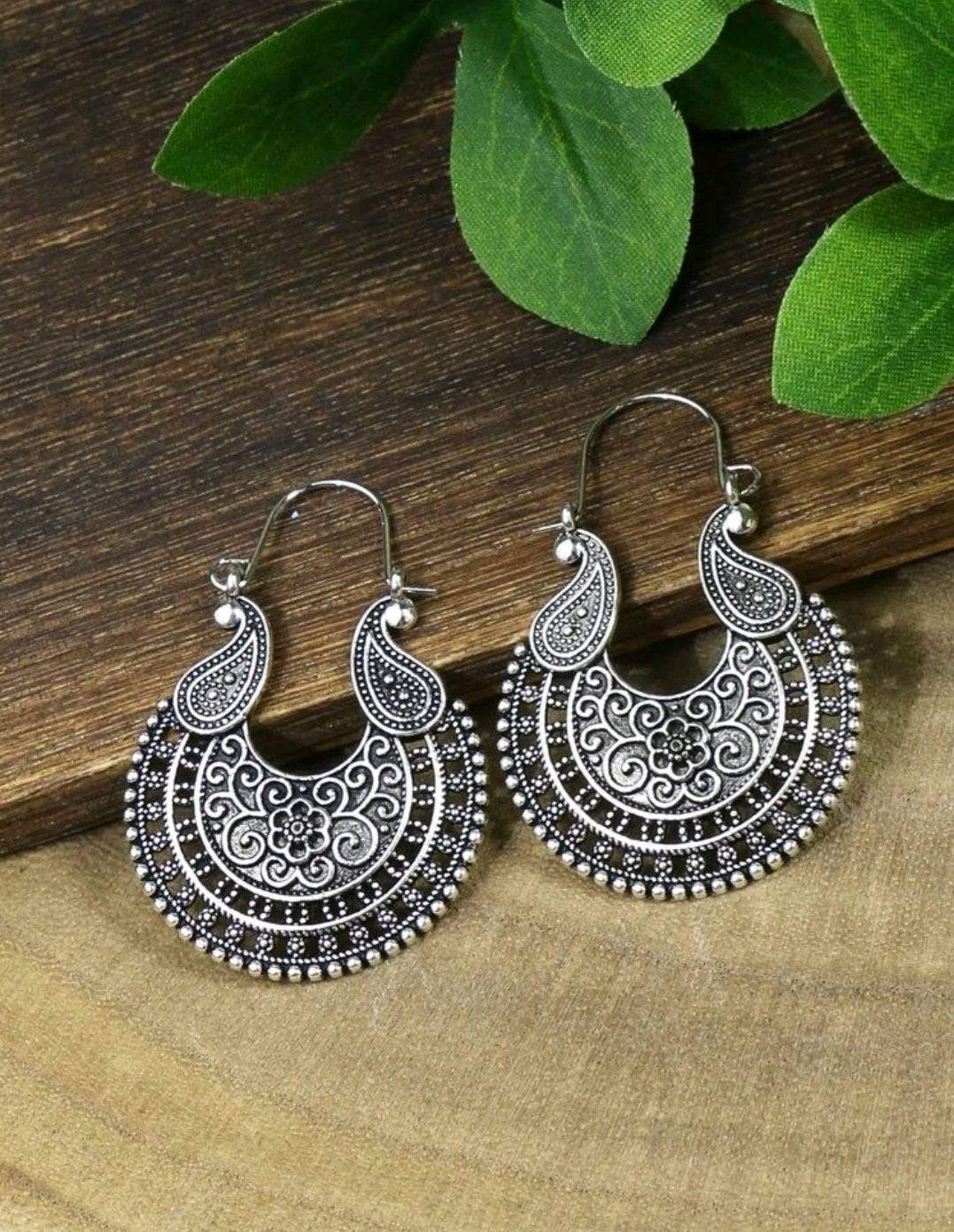 Boho Earrings- Persian Boteh