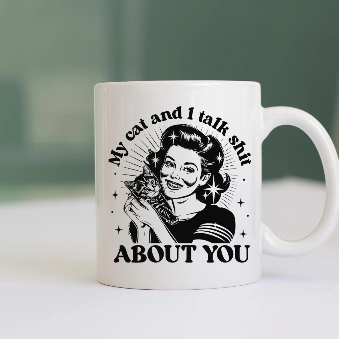 Ceramic Mug: My Cat & I
