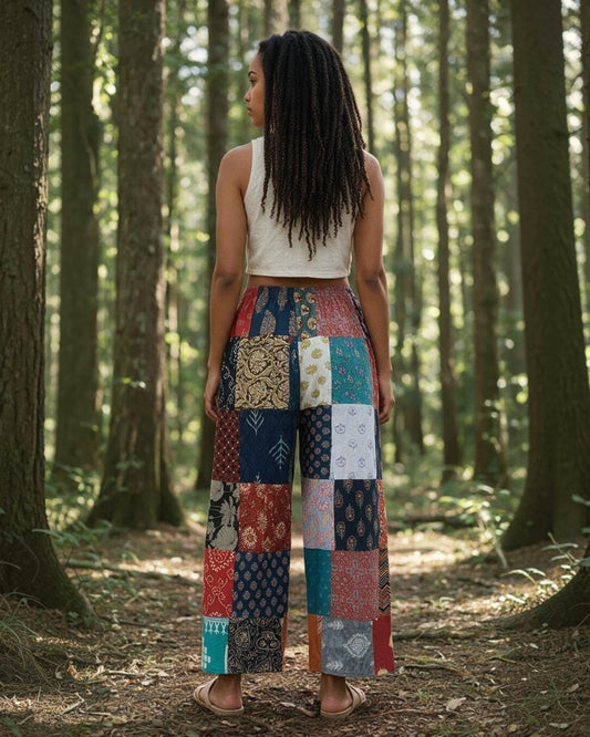 100% Cotton Wideleg Pants
