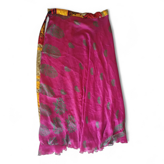 Reversible Wrap Skirt