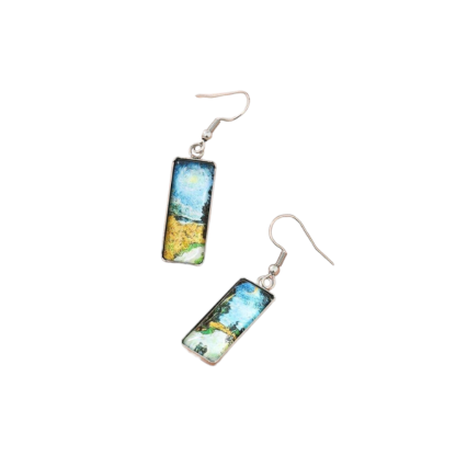 Van Gogh's Wheat Fields Earrings