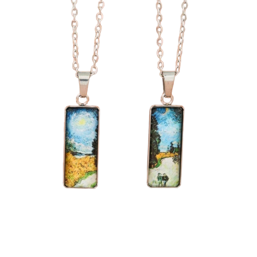 Wheatfields Necklaces- Set of 2