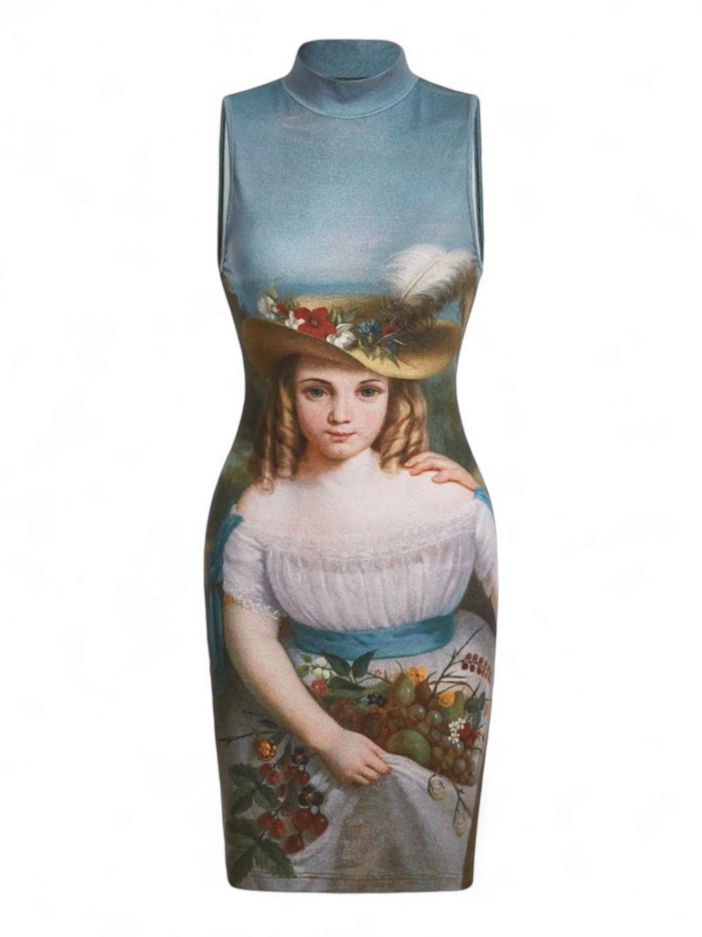 Skinny Fit Printed Bodycon Dress