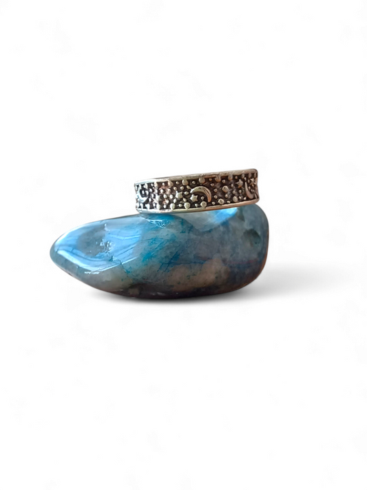 To the Moon and Back Toe Ring