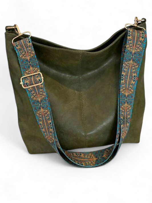 Forest Green Boho Bag