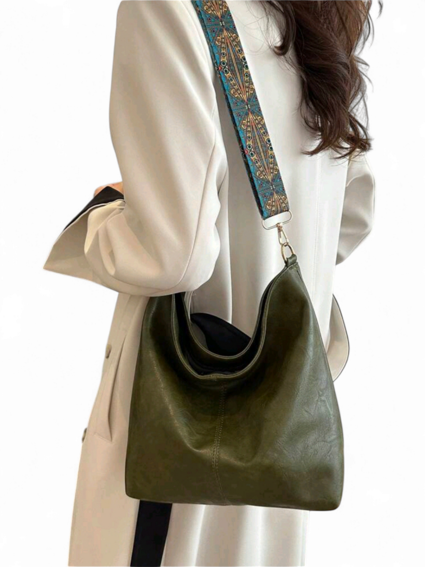 Forest Green Boho Bag