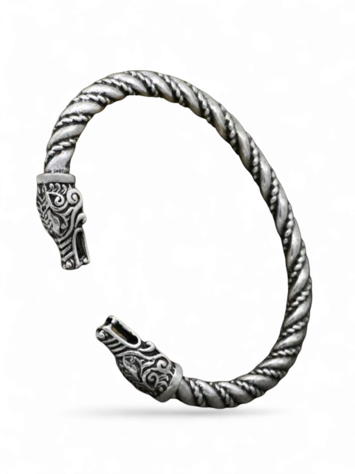 Dreamfyre- Antique Look Silver Plated Bangle