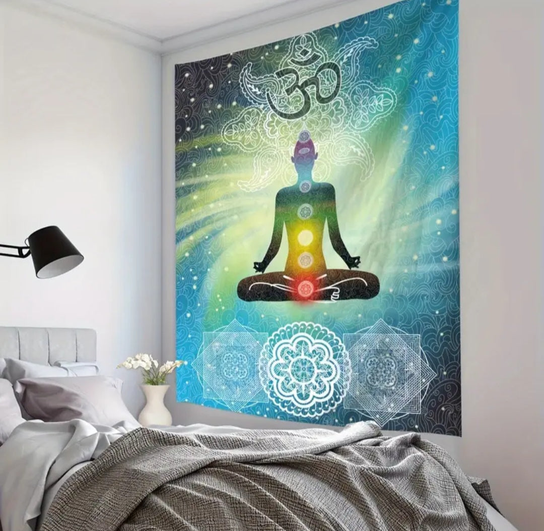 Chakras Wall Hanging:                150cm x 200cm