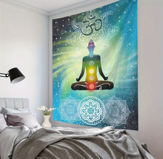 Chakras Wall Hanging:                150cm x 200cm
