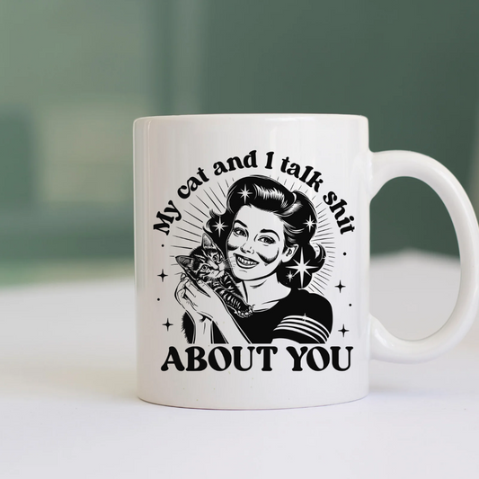 Ceramic Mug: My Cat & I