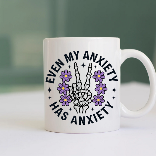 Ceramic Mug: Anxious to the Bone