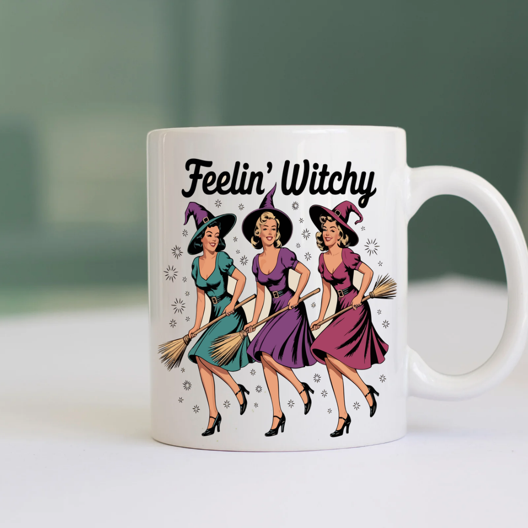 Ceramic Mug: Feelin' Witchy