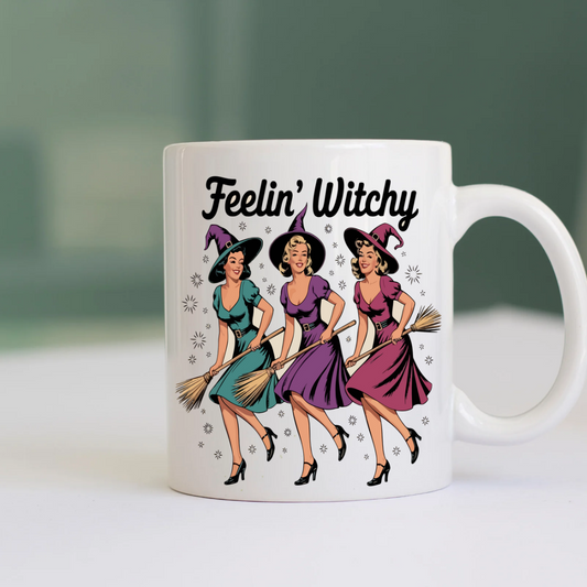 Ceramic Mug: Feelin' Witchy