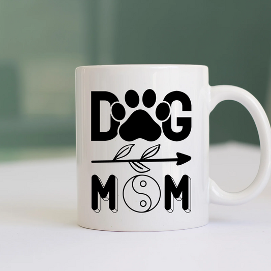 Ceramic Mug: Dog Mom