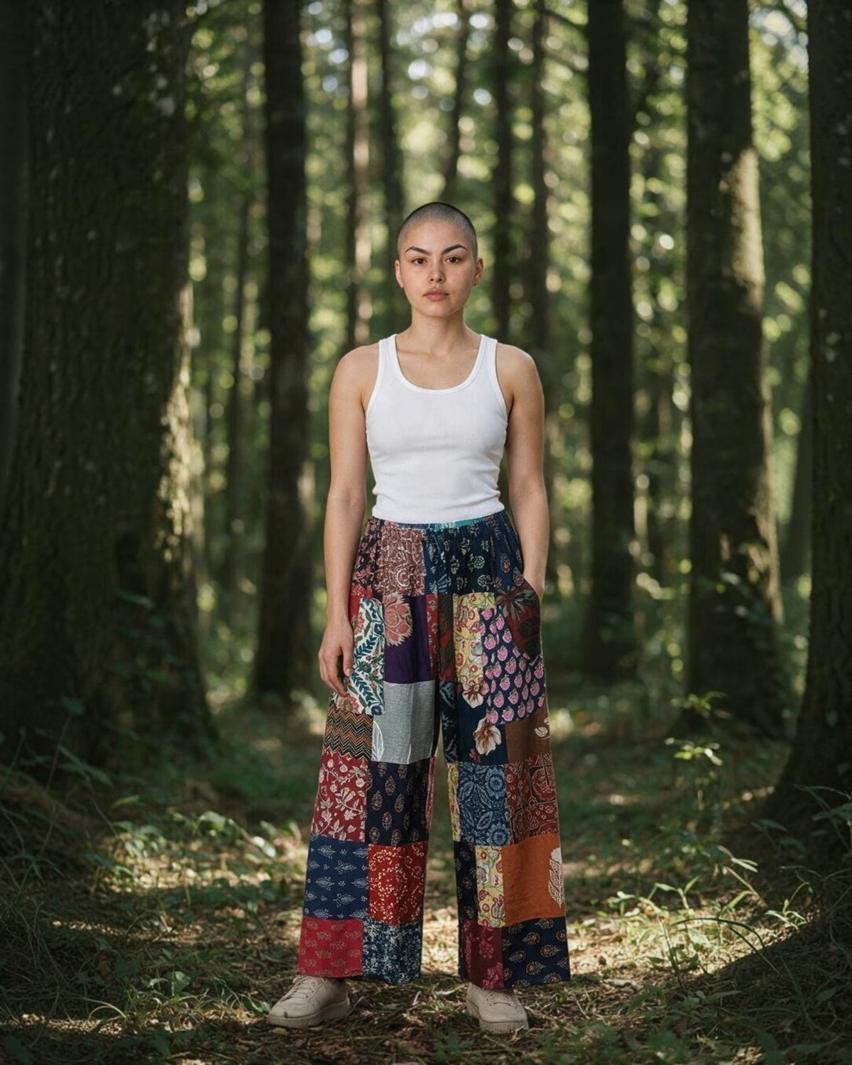 100% Cotton Wideleg Pants