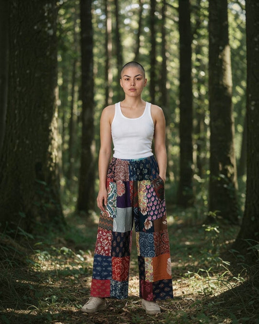 100% Cotton Wideleg Pants