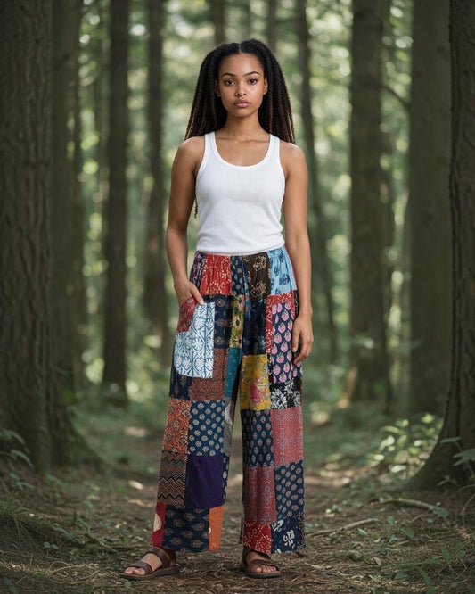 100% Cotton Wideleg Pants