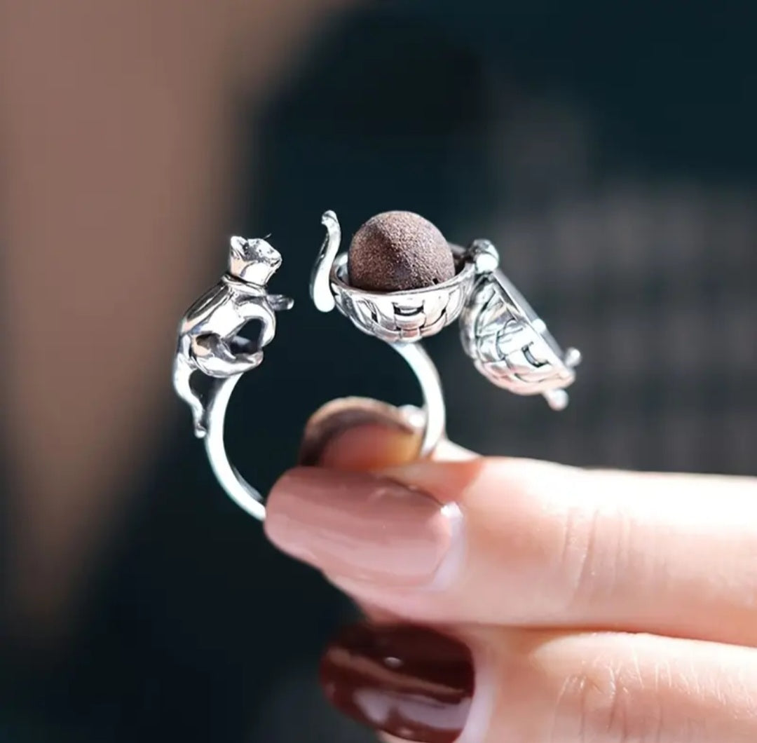 Adjustable Aromatherapy Ring