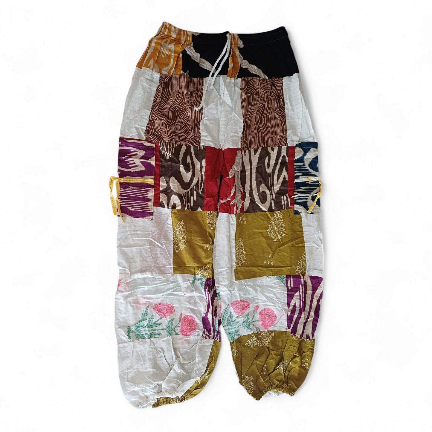 Patchwork Harem Pants