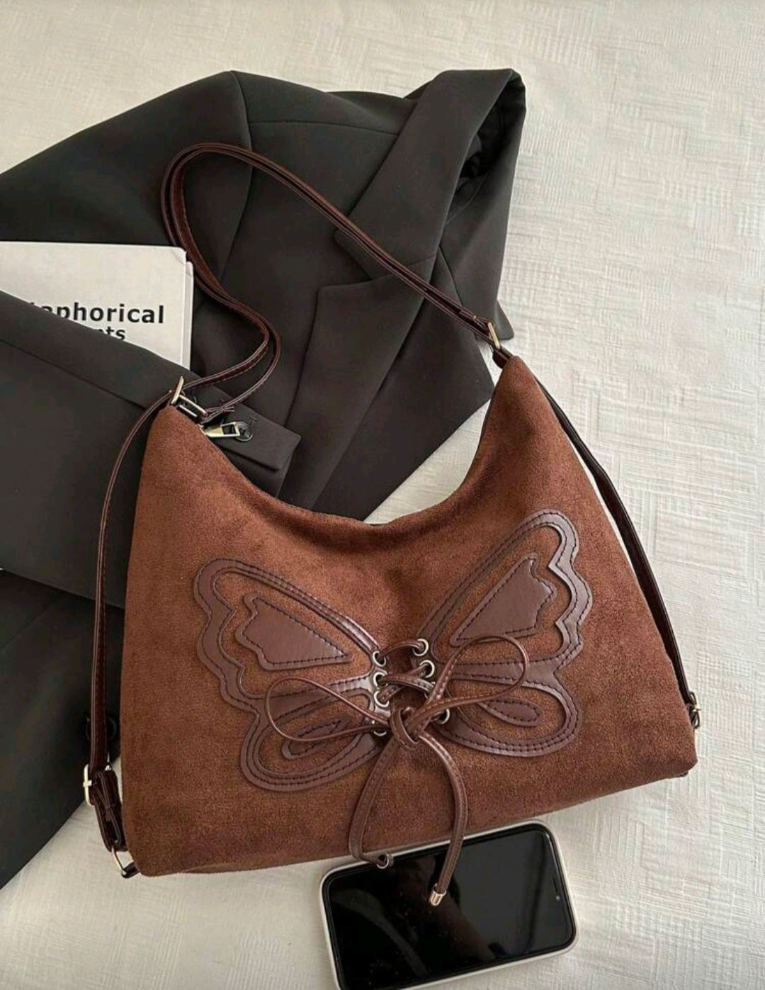 Butterfly Multipurpose Shoulder Bag/ Backpack