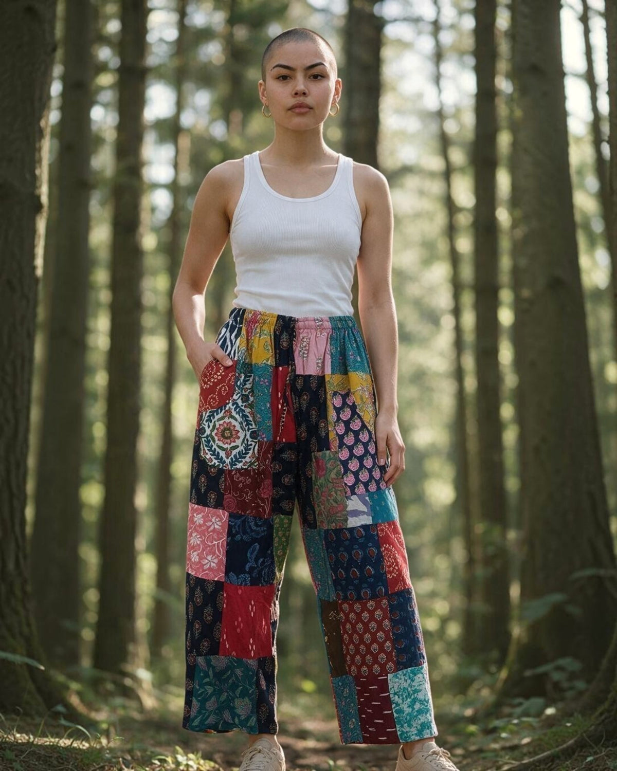 100% Cotton Wideleg Pants