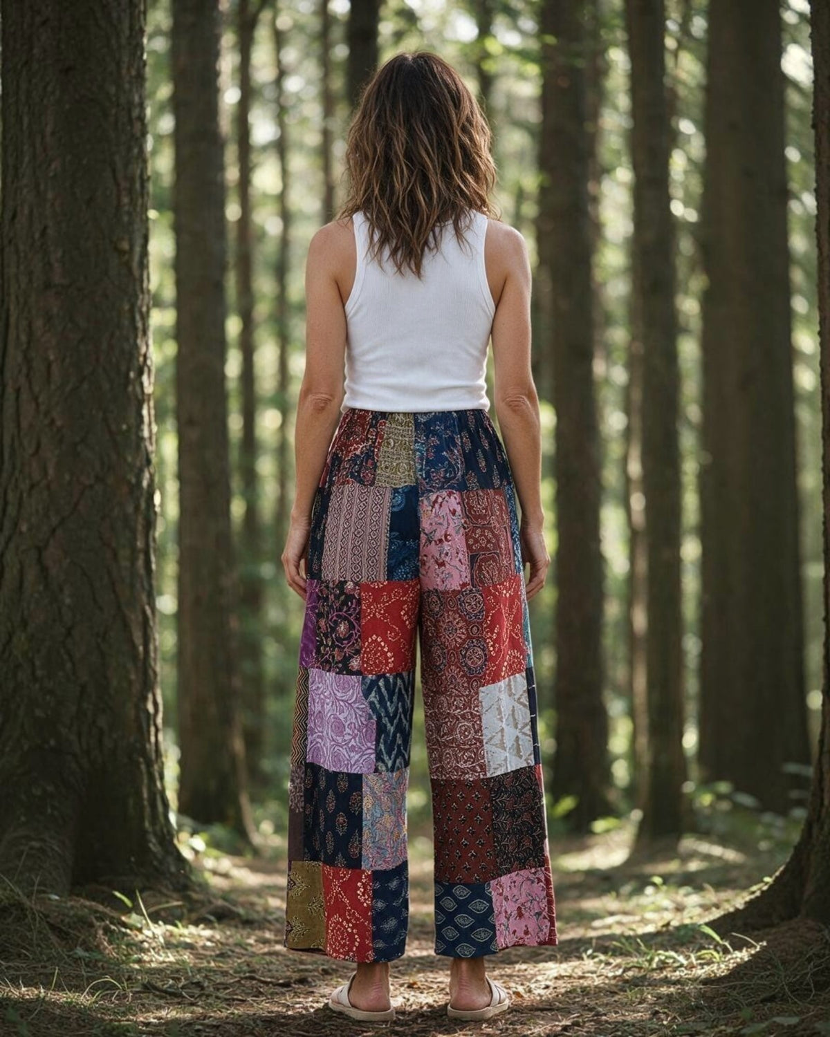 100% Cotton Wideleg Pants