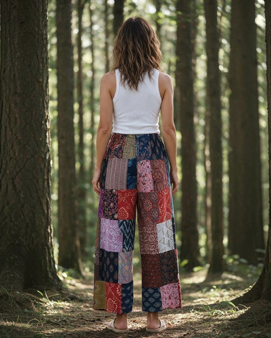 100% Cotton Wideleg Pants