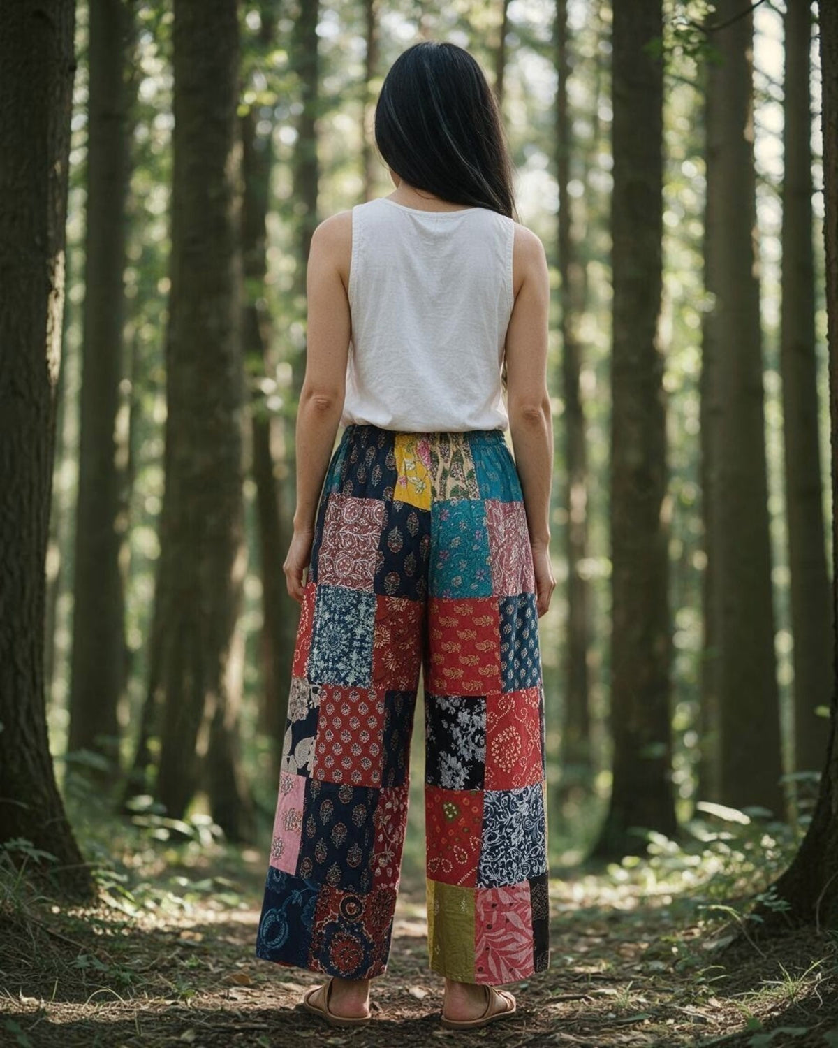 100% Cotton Wideleg Pants