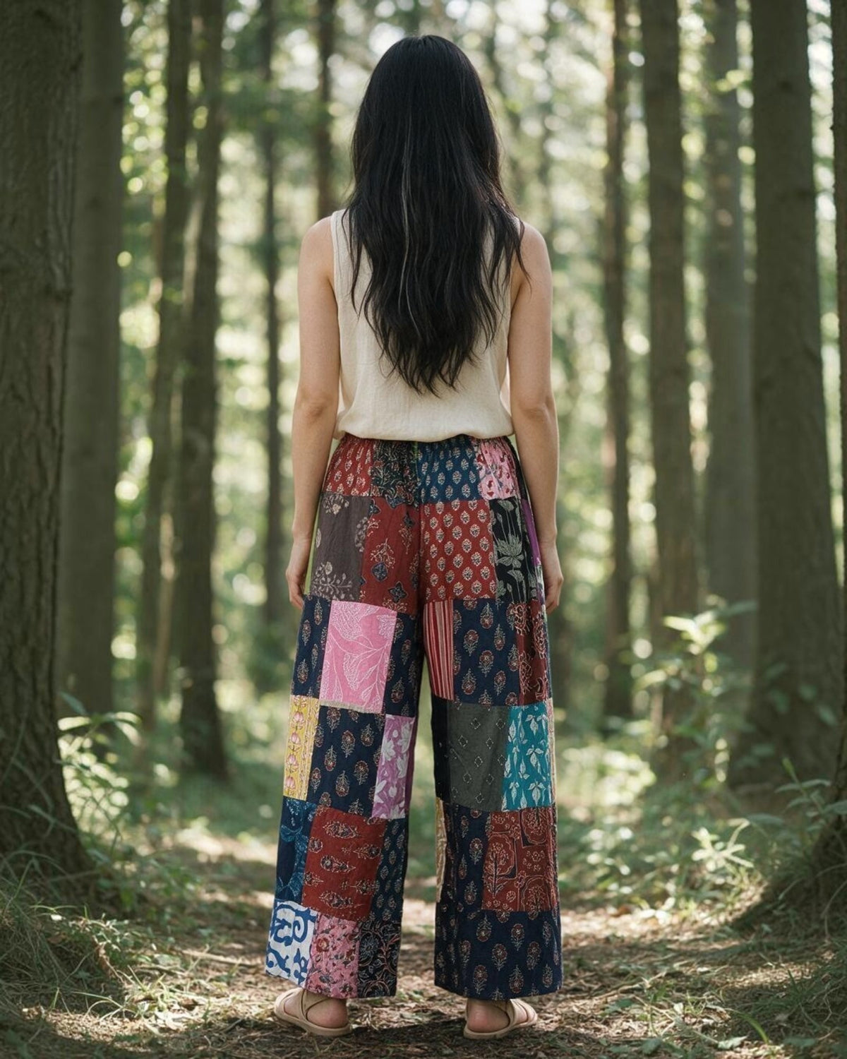100% Cotton Wideleg Pants