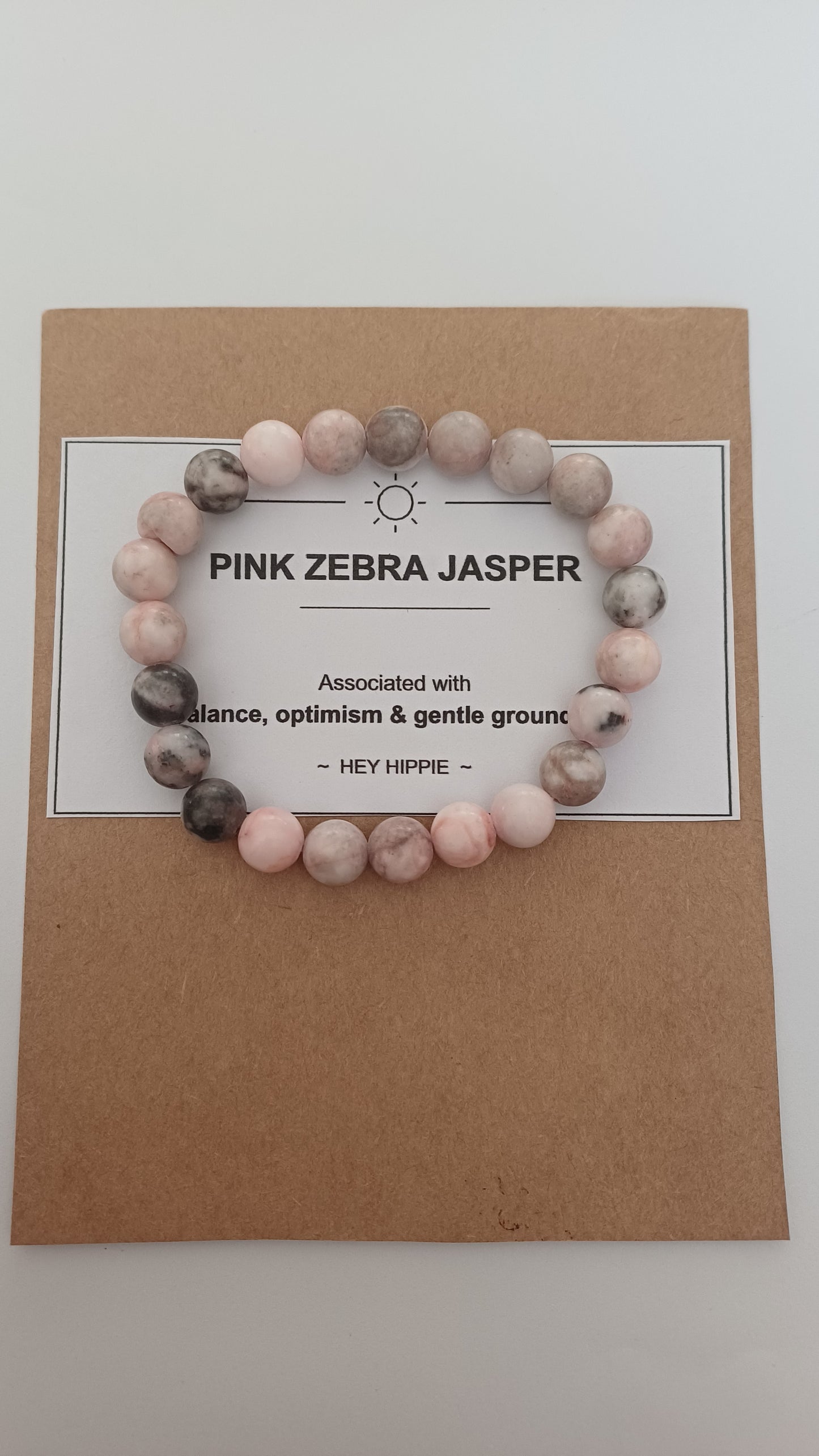 Pink Zebra Jasper Bracelet