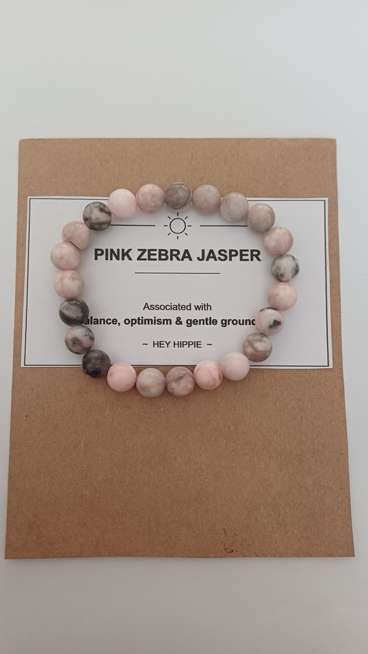 Pink Zebra Jasper Bracelet