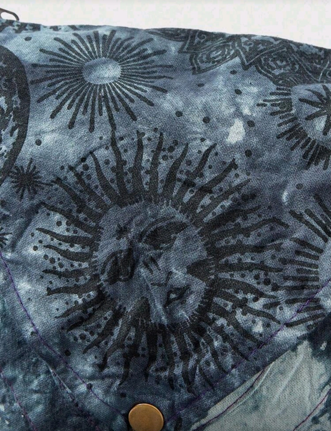 Sun and Moon Print Handbag