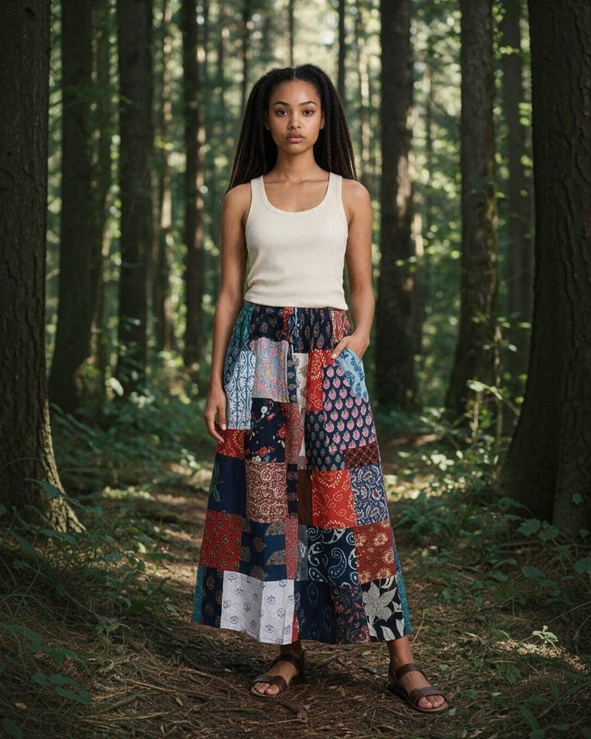 100% Cotton Wideleg Pants