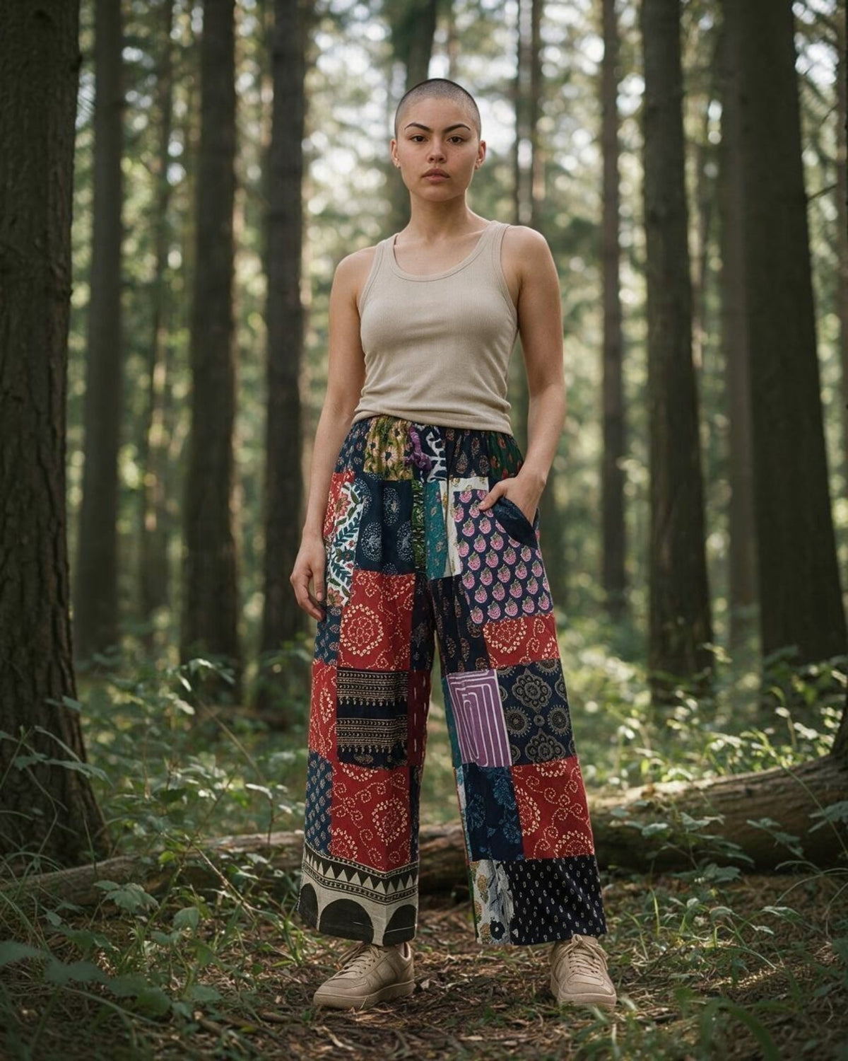 100% Cotton Wideleg Pants