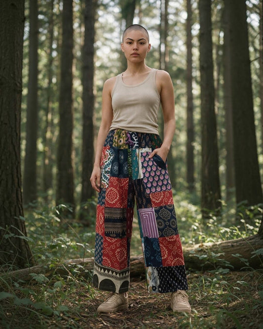 100% Cotton Wideleg Pants