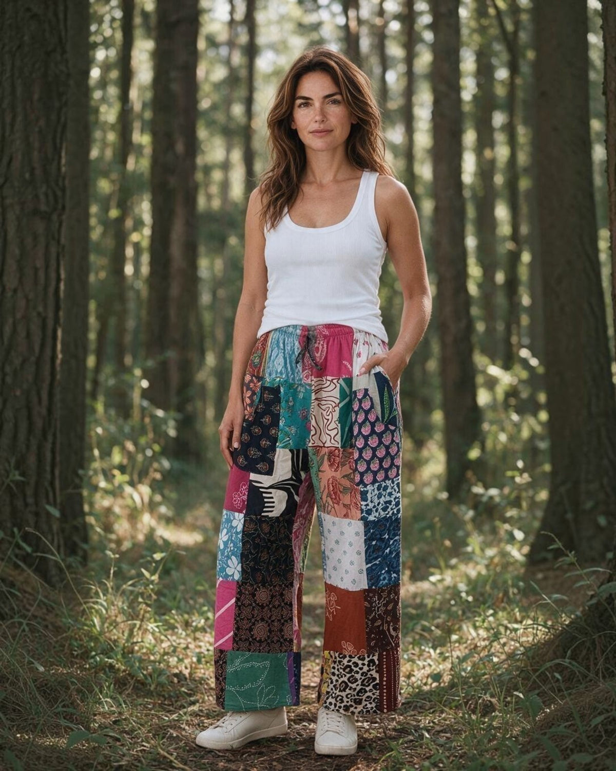 100% Cotton Wideleg Pants
