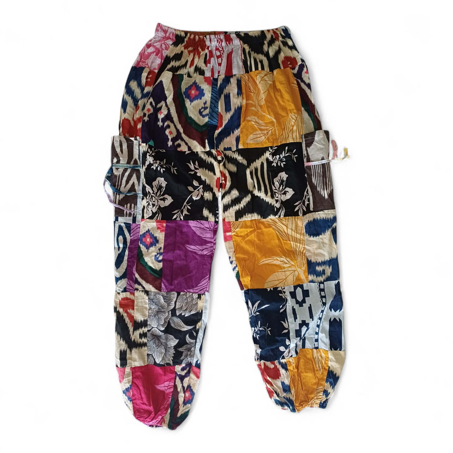 Patchwork Harem Pants