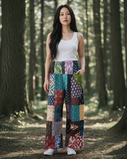100% Cotton Wideleg Pants