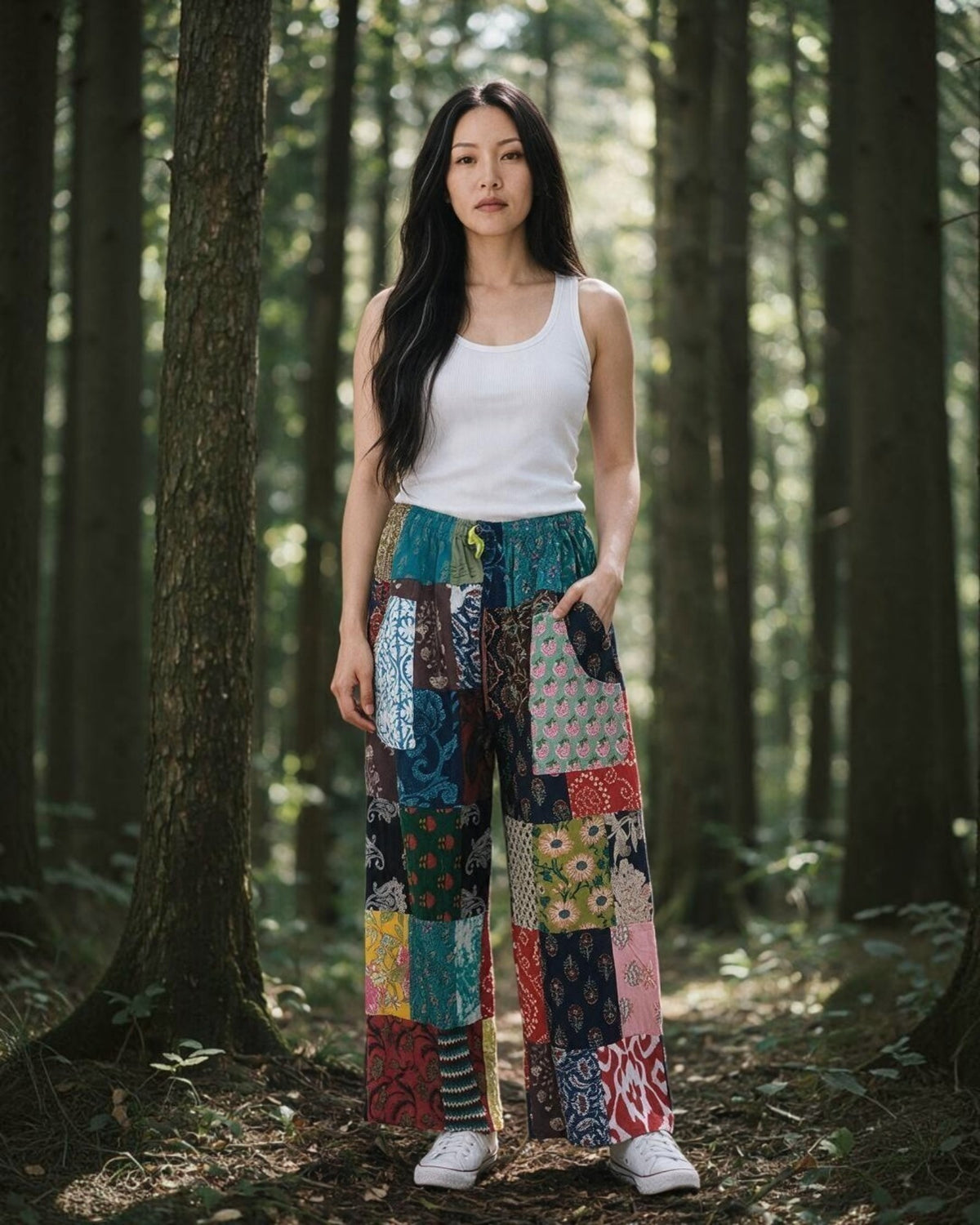 100% Cotton Wideleg Pants