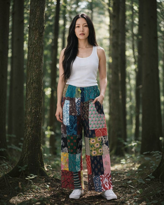100% Cotton Wideleg Pants