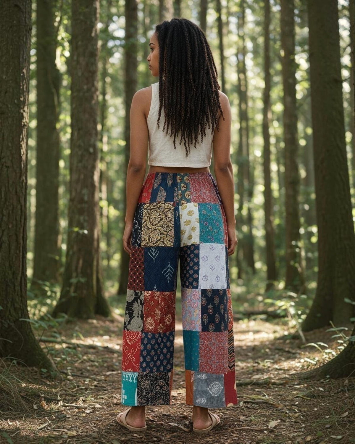 100% Cotton Wideleg Pants