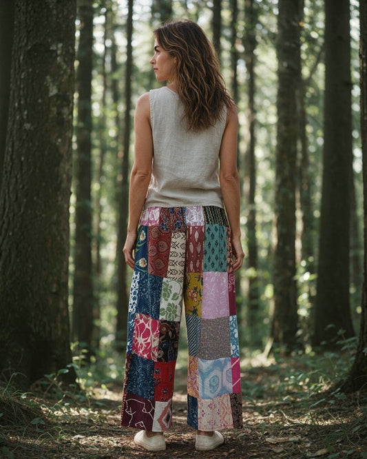 100% Cotton Wideleg Pants
