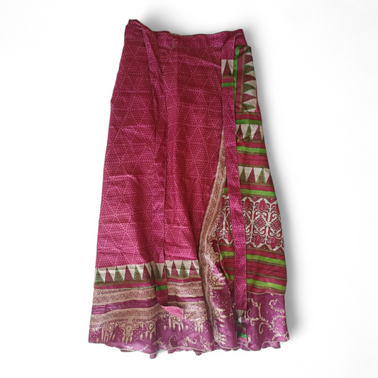 Reversible Wrap Skirt