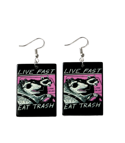 Eat Trash Earrings